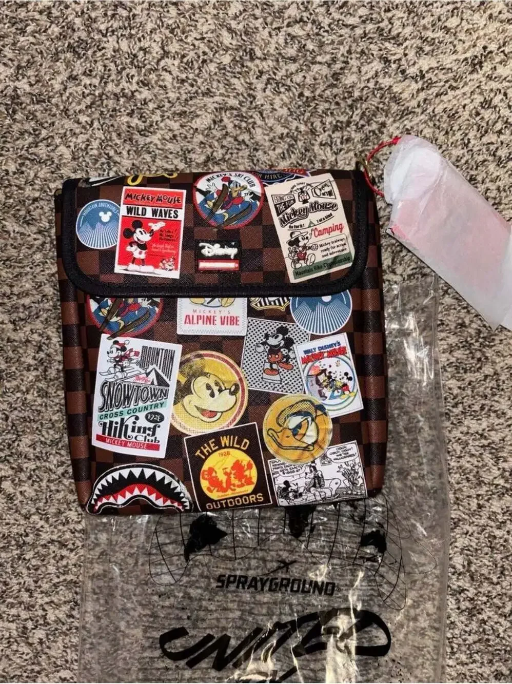 Sprayground x Disney(2026)Mickey Mouse Global Mogul Messenger Sling